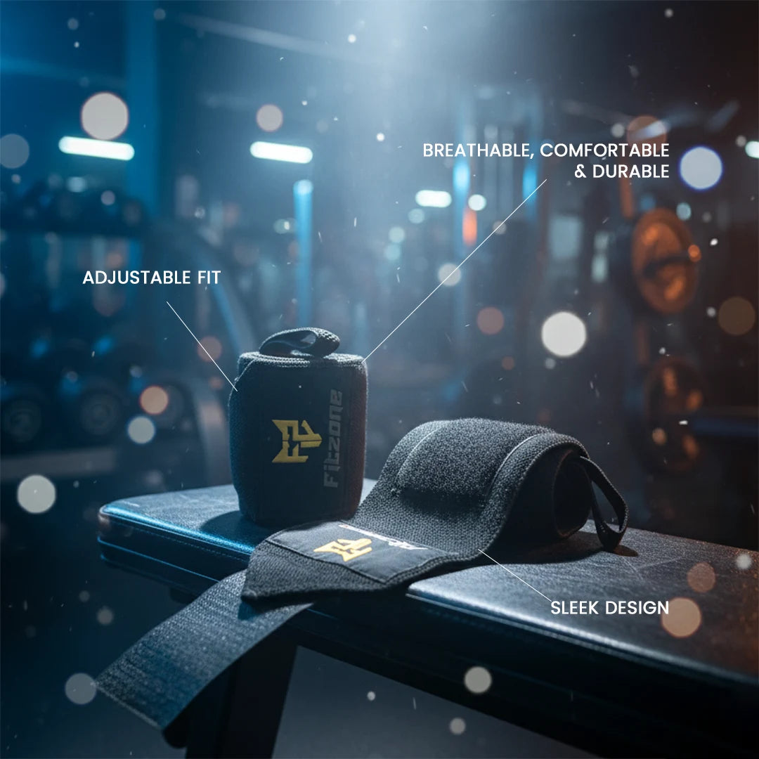 Fitzone Wrist Wrap Black | Power, Precision, and Protection