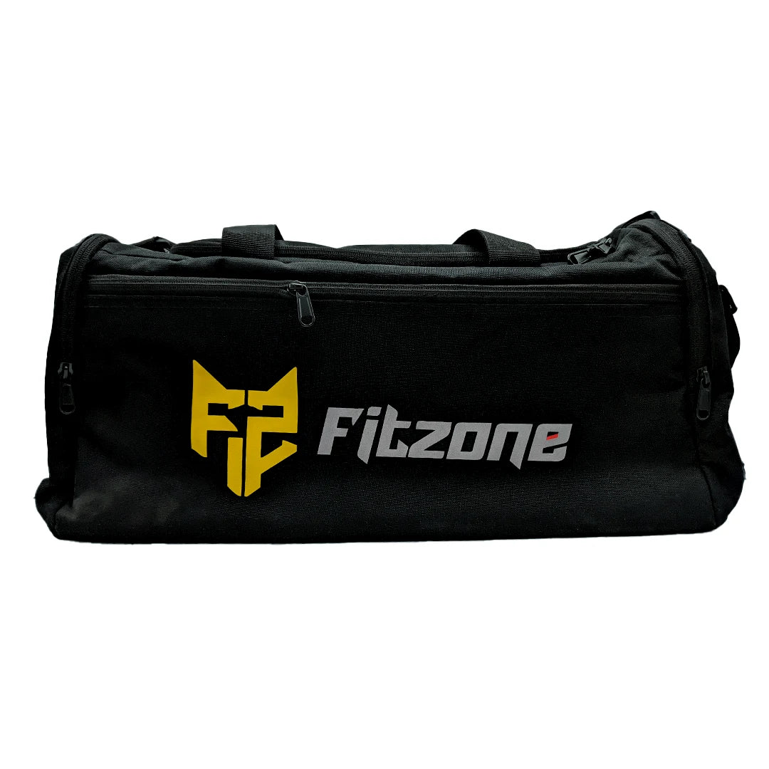 Fitzone Gym Bag black spacious compartments