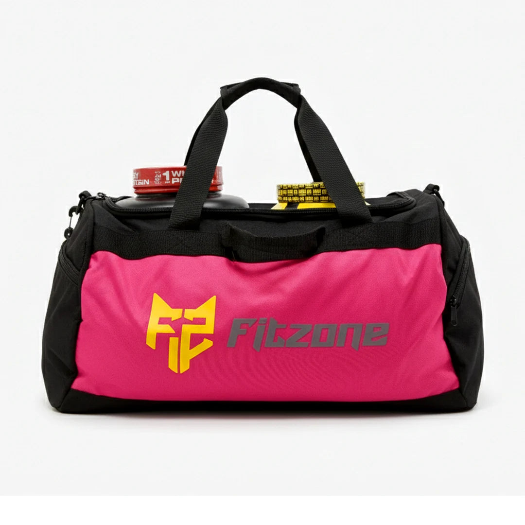 Fitzone Gym Bag Pink spacious storage