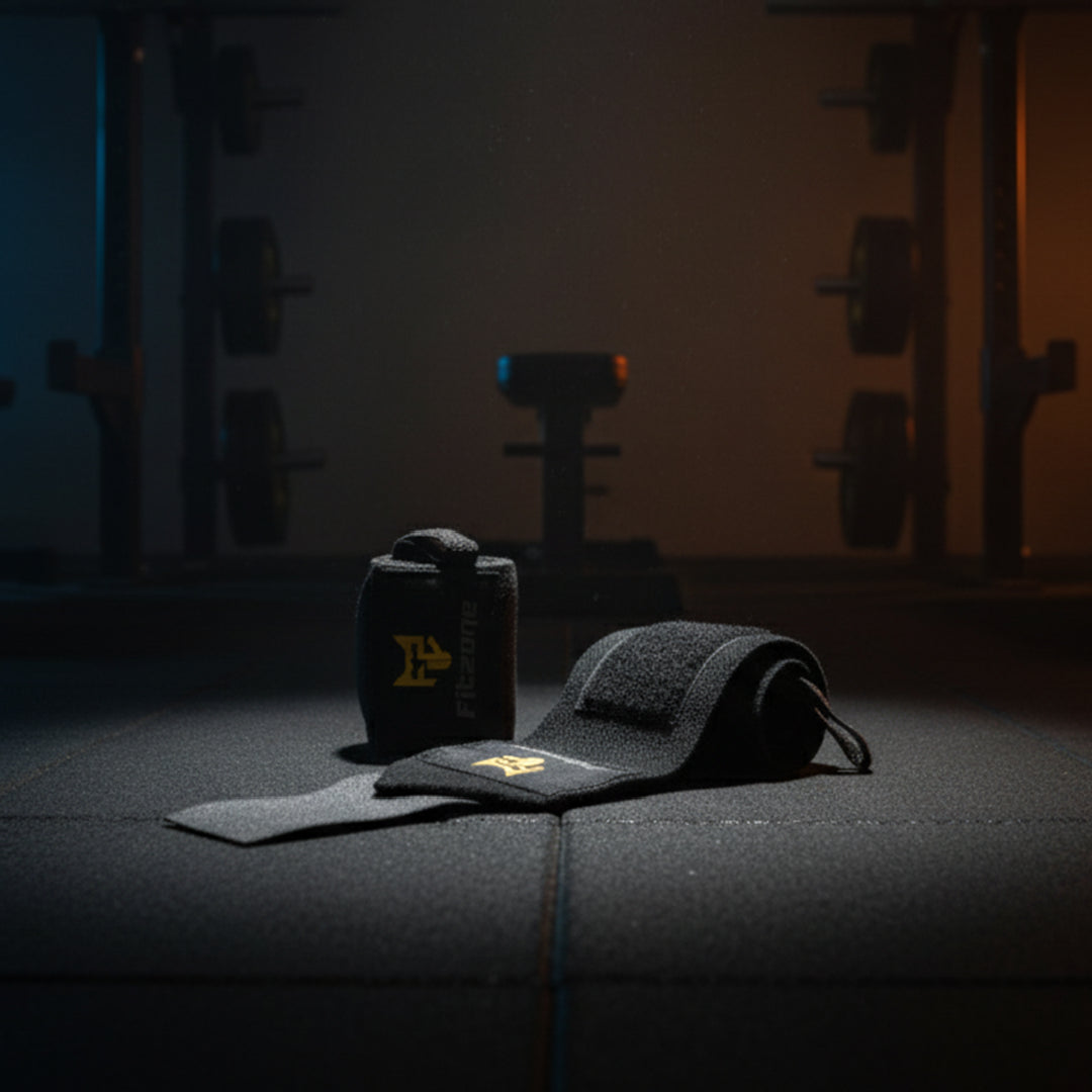 Fitzone Wrist Wrap Black, Premium Gym Wrist Support Pakistan