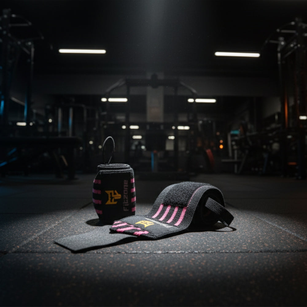 Black leather belt with a buckle on a white background