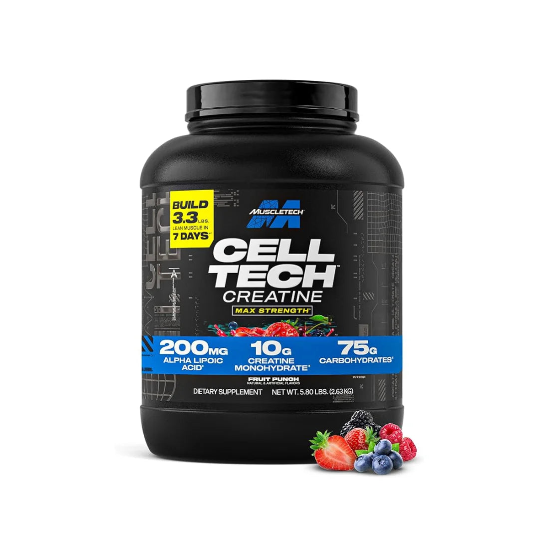 MuscleTech Cell-Tech Creatine | 10g Creatine, Carbs + BCAAs