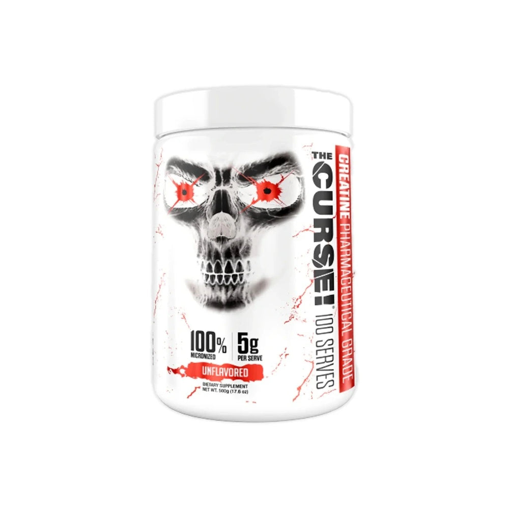 JNX Sports The Curse! Creatine Monohydrate 500g – 100 Servings for Muscle Strength and Recovery