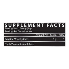 Nutrex Creatine Monohydrate 60 Servings | Muscle Strength and Recovery Support