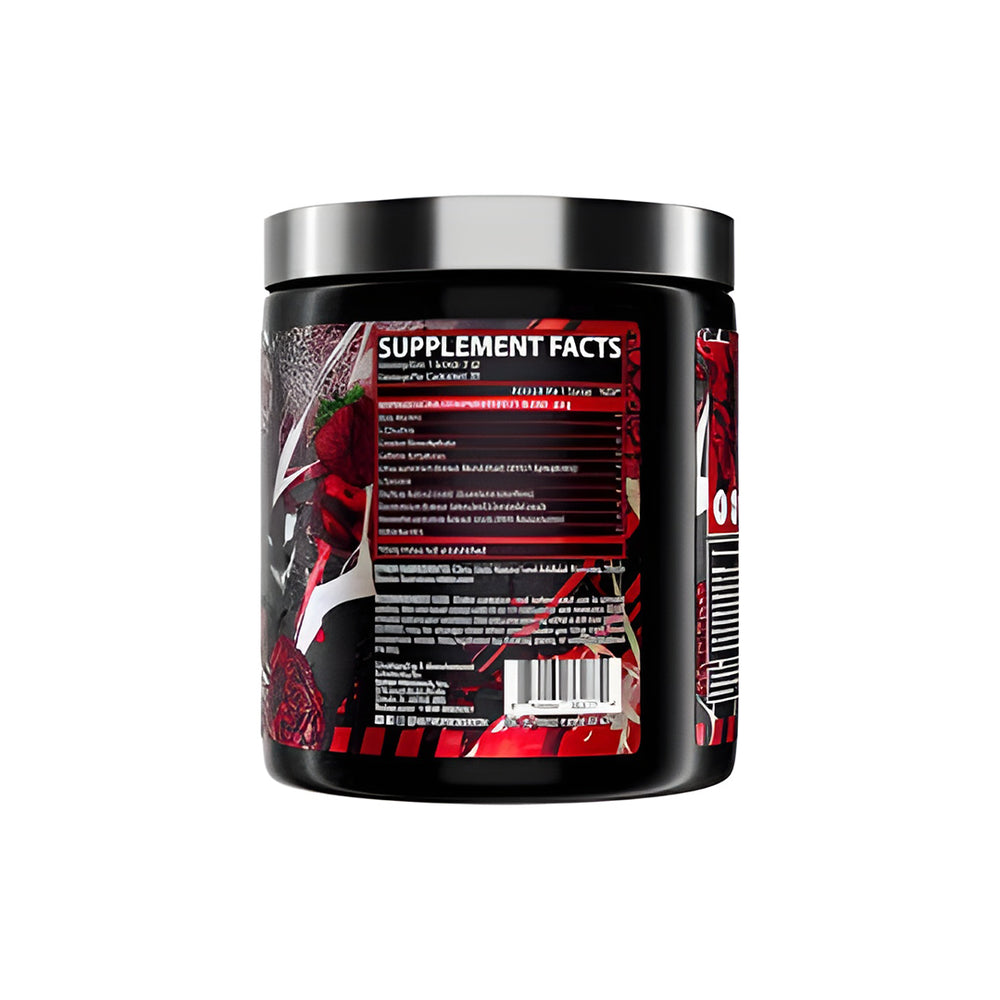 Supplement container with 'Supplement Facts' label on a white background