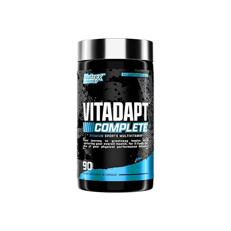 Nutrex VITADAPT Complete 90 Capsules multivitamin for athletes with adaptogens, boosts performance, energy, and recovery in Pakistan