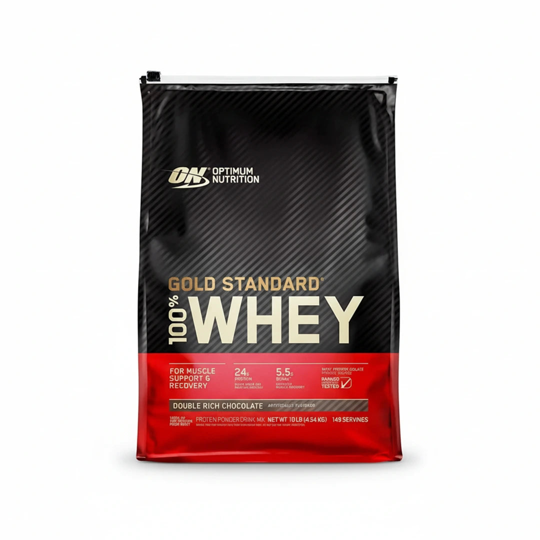 Buy Optimum Nutrition Whey Protein 10 Lbs in Pakistan – lean muscle, recovery, and performance whey protein at Fitzone.pk
