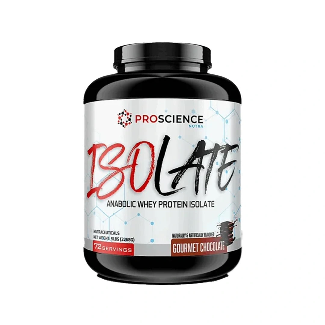 ProScience Nutraceuticals protein supplement bottle on a white background