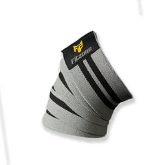 Adjustable compression knee wraps for powerlifting and heavy squats