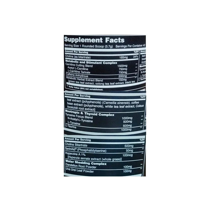 Nutrex Lipo-6 Black Intense Ultra Concentrated fat burner bottle in Pakistan, designed for extreme energy, weight loss, and enhanced metabolism support.