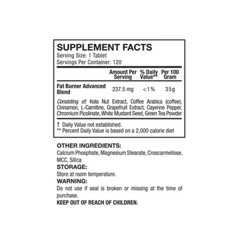 api-fat-burner-advanced-120-tablets-nutritional-information