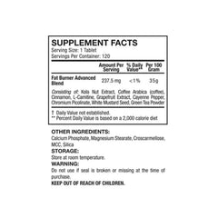 api-fat-burner-advanced-120-tablets-nutritional-information
