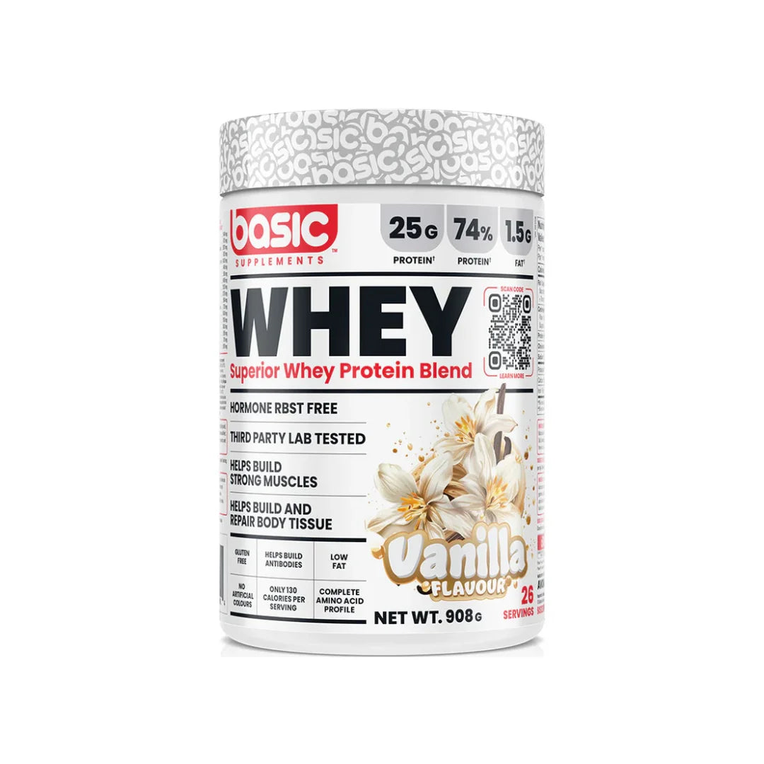Basic Whey Superior Whey Protein Blend 2lbs Vanilla Pakistan Fitzone
