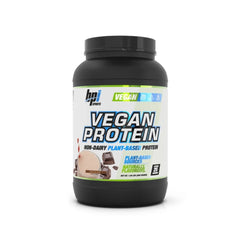 BPI Sports Vegan Protein Chocolate tub 1.9 lbs front label