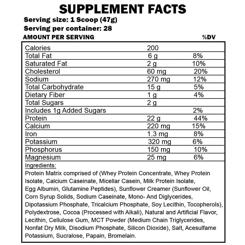 bsn-syntha-6-whey-protein-5lbs-nutritional-information