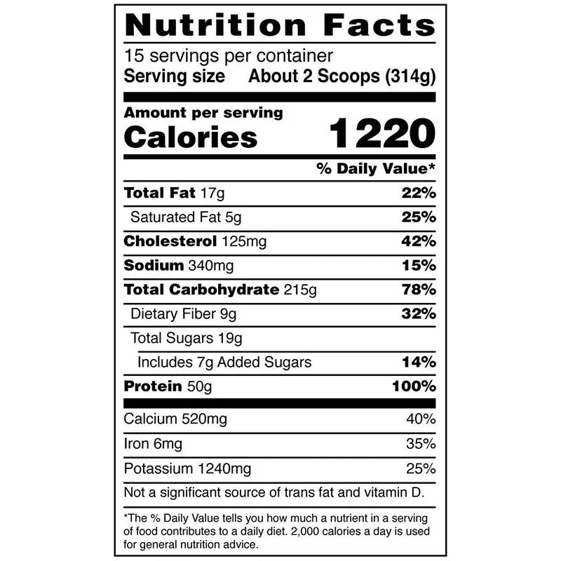 bsn-true-mass-1200-weight-gainer-5lbs-nutritional-information