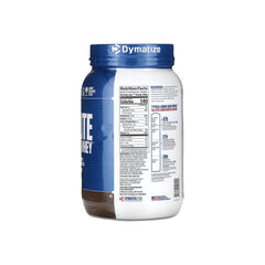 Dymatize Elite Whey supplement facts label 25g protein 5.5g BCAAs 2.7g Leucine per scoop