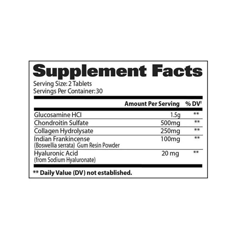 gat-sport-joint-support-60-tablets-nutritional-information