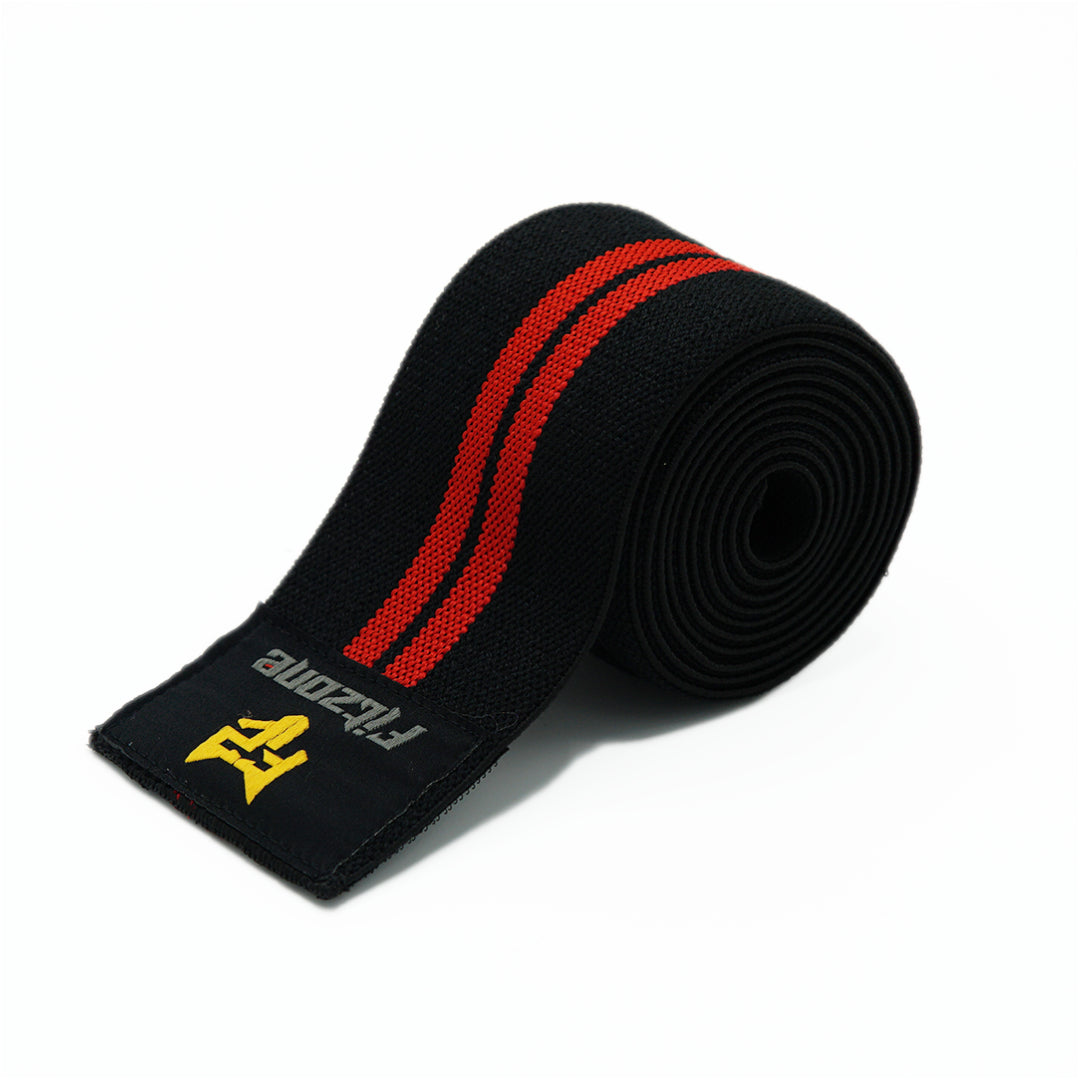 Gym knee wraps – essential knee support for leg day at Fitzone.pk