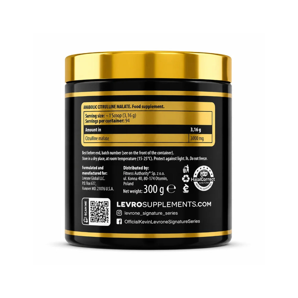 Citrulline malate supplement facts panel 3000mg Pakistan