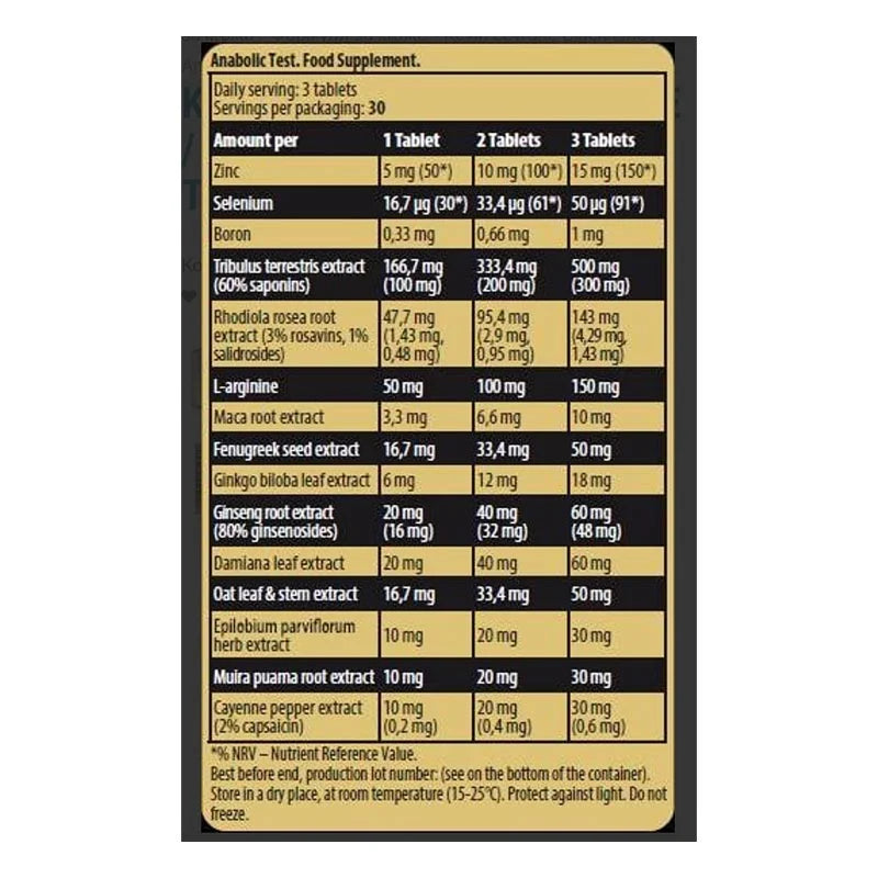 kevin-levrone-anabolic-test-90-tabs-nutritional-information