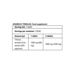 kevin-levrone-anabolic-tribulus-120-tablets-Nutrition-facts