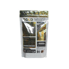Keving Levrone Gold Whey protein powder package on a white background