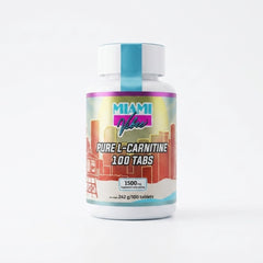 Miami Vibes Pure L-Carnitine 1500mg 100 tablets bottle Pakistan Fitzone