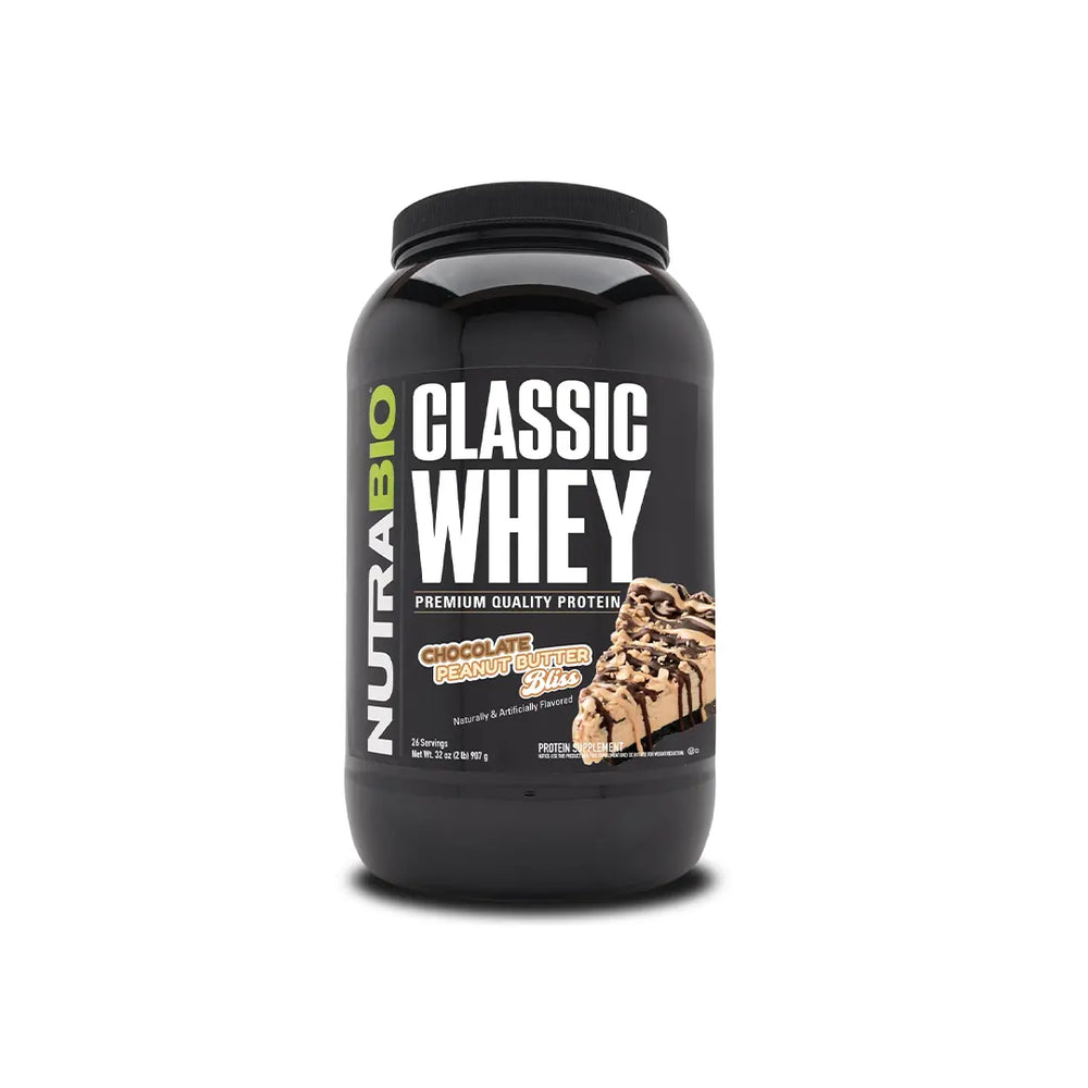 NutraBio Classic Whey Protein 2 Lbs Front Packaging
