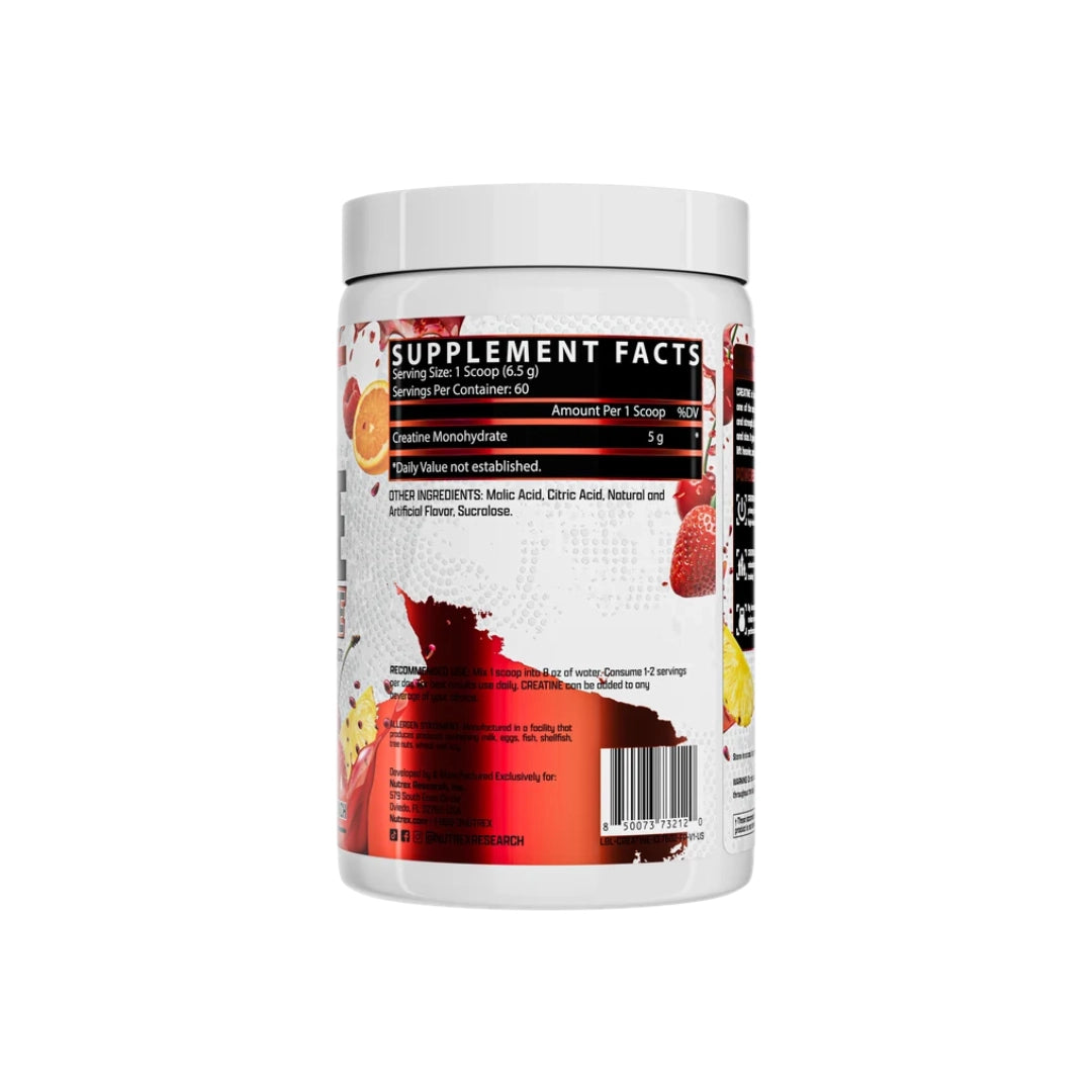 Nutrex Flavored Creatine Monohydrate Strawberry Watermelon tub