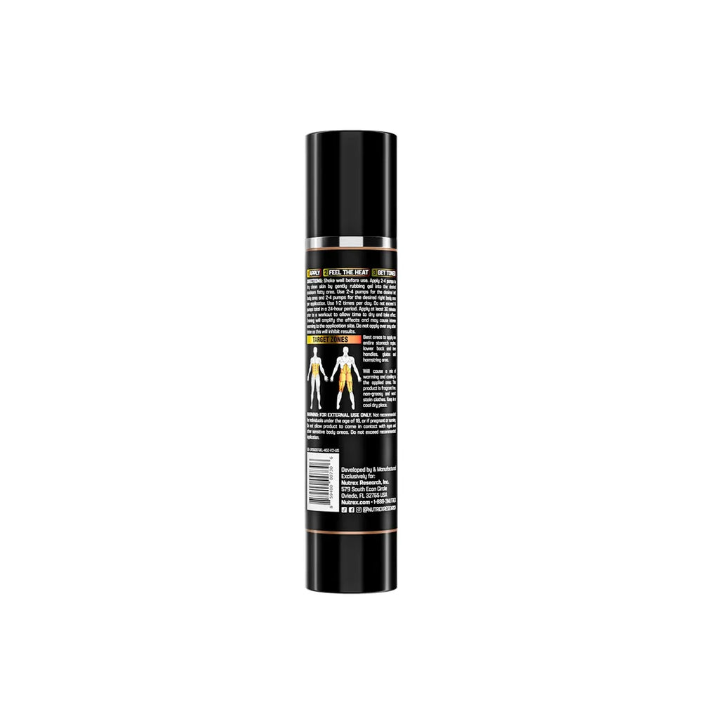 Nutrex Lipo-6 Defining Gel 120ml Ingredients Label