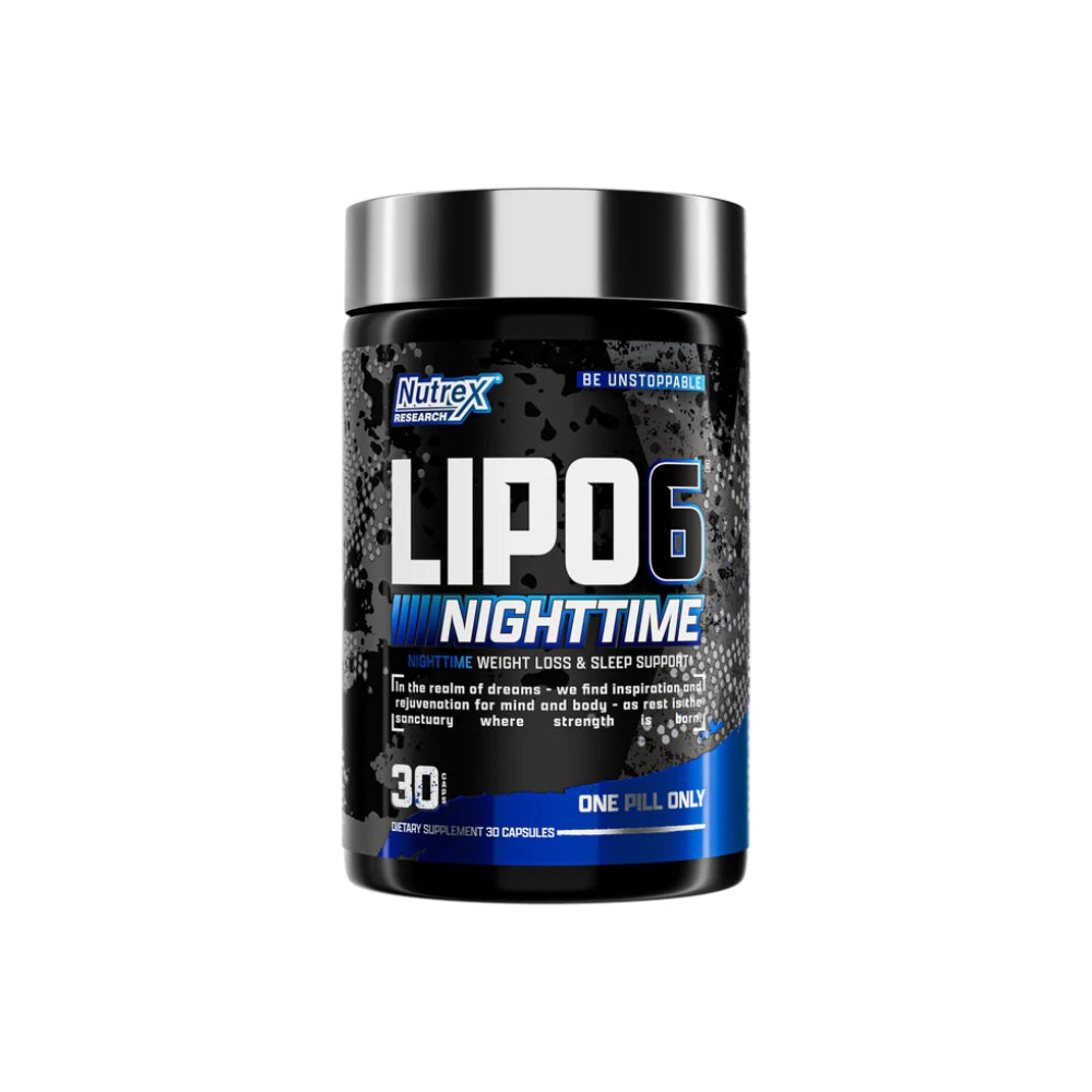Nutrex Research Lipo-6 Nighttime 30 capsules bottle Pakistan Fitzone 
