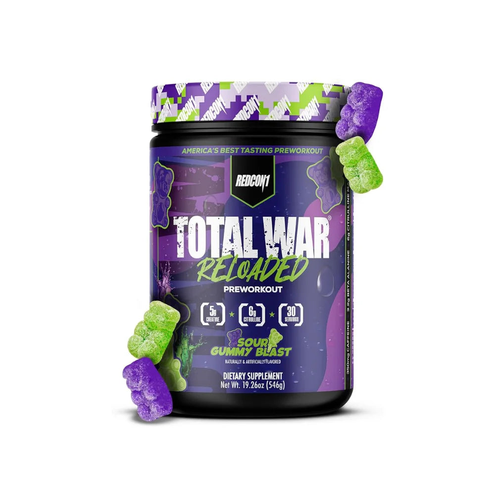 REDCON1 Total War Reloaded 30 servings pre workout original in Pakistan Fitzone