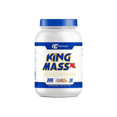 Ronnie Coleman King Mass 3 Lbs mass gainer supplement container front view