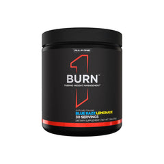 Rule One Proteins R1 Burn Thermo Weight Management Fat Burner Blue Razz Lemonade, 30 Servings, 210g. Available at Fitzone.pk Pakistan